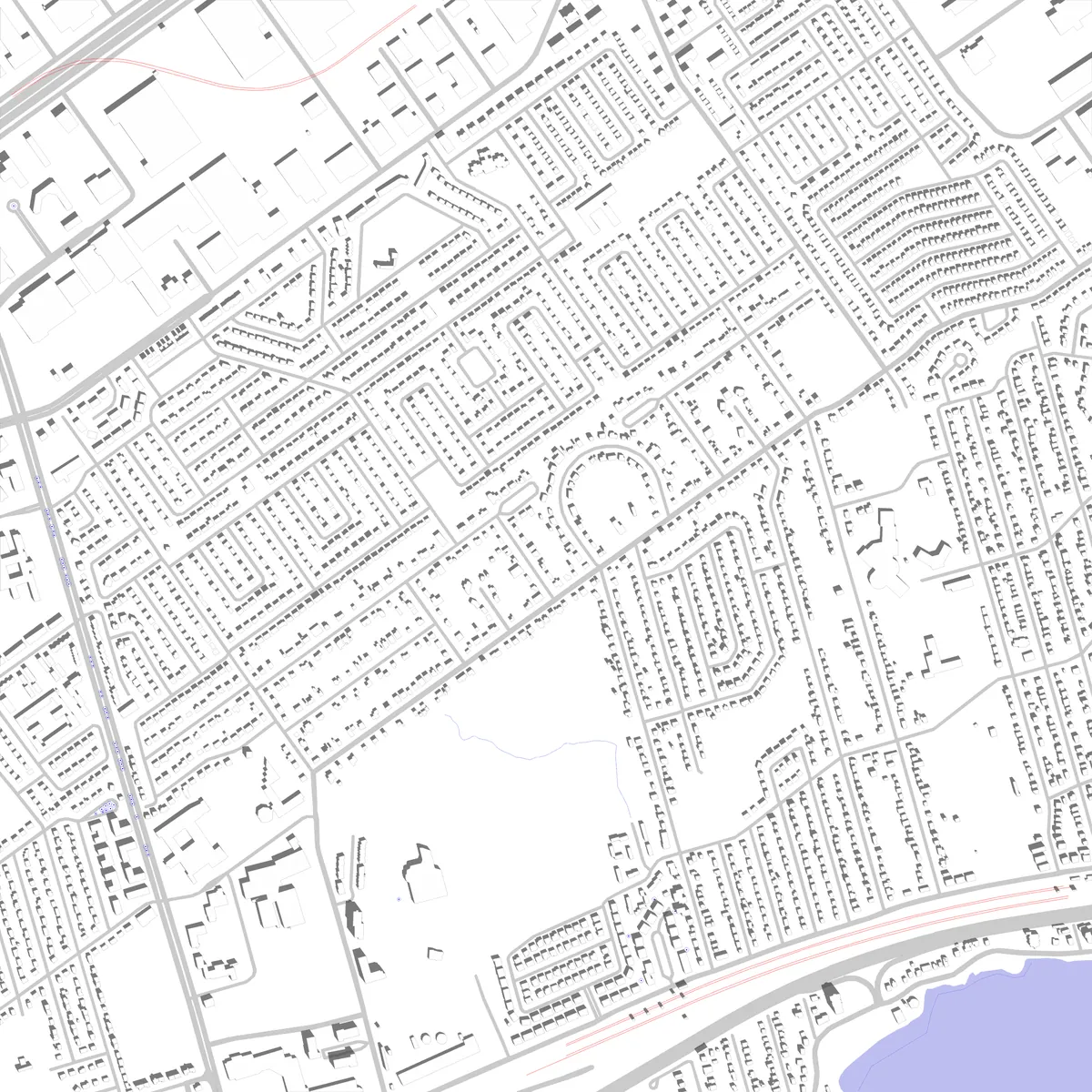 Pointe-Claire site plan (2.5 km)