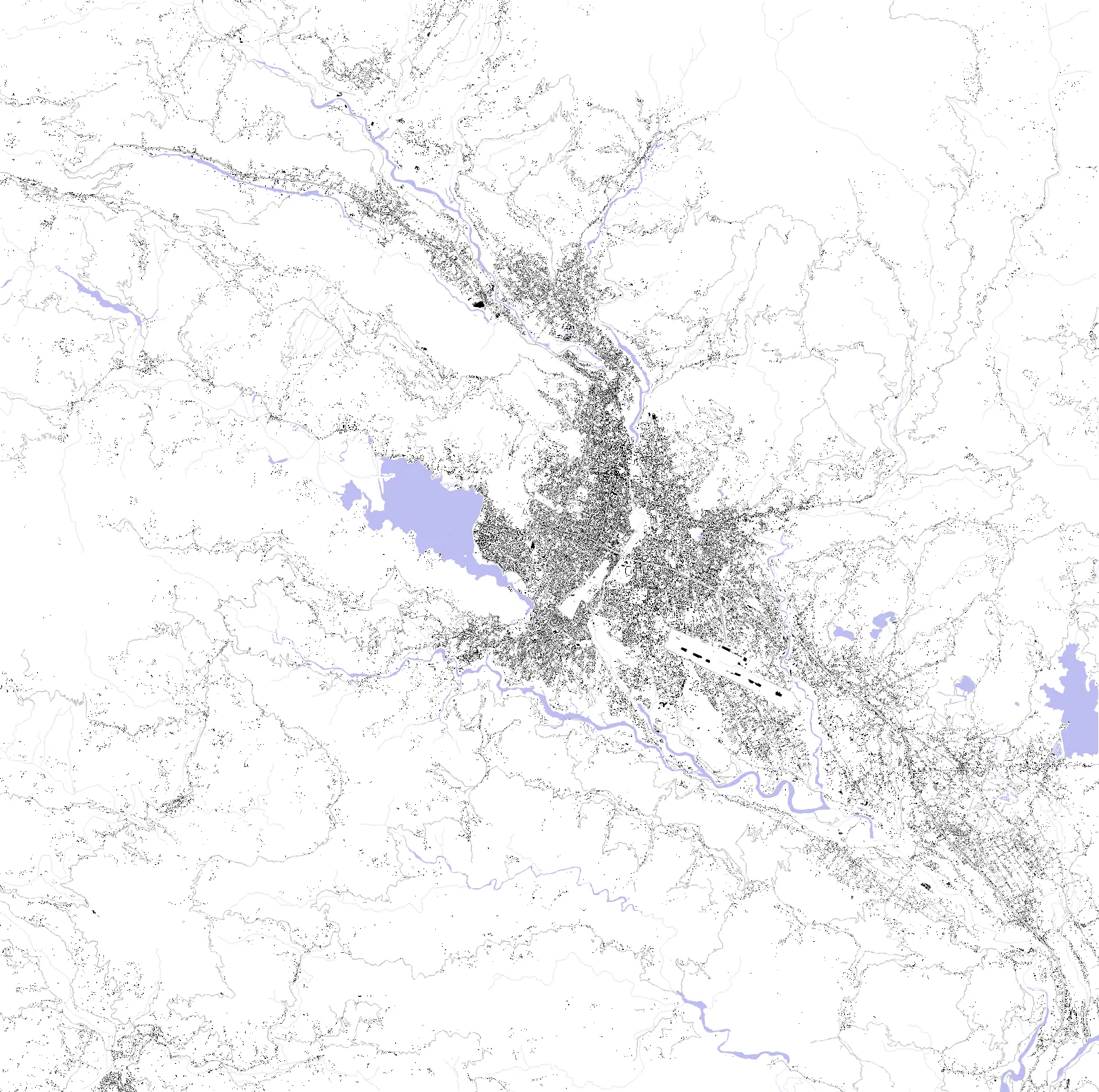 Pokhara figure ground plan