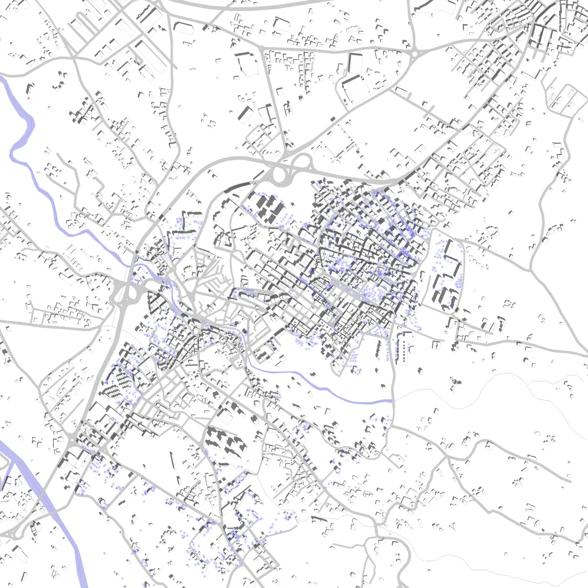 Polistena planimetria di sito (2.5 km)