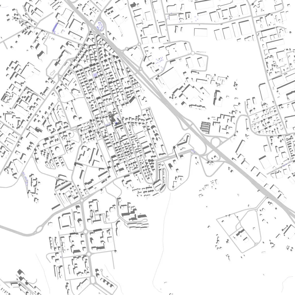 Pomezia planimetria di sito (2.5 km)