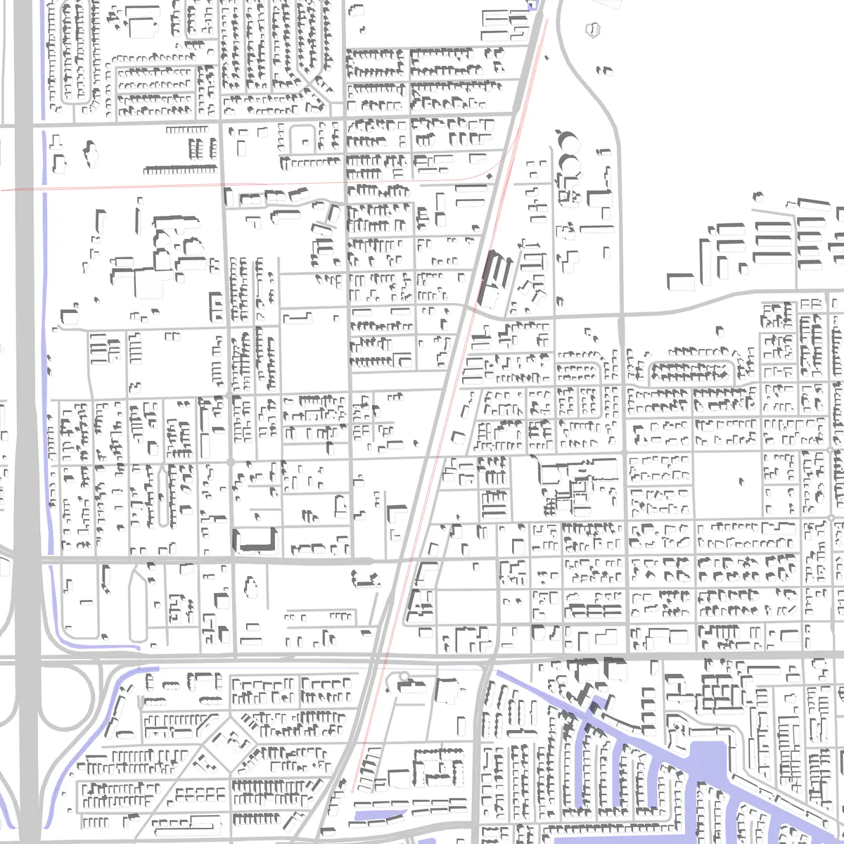 Pompano Beach site plan (2.5 km)