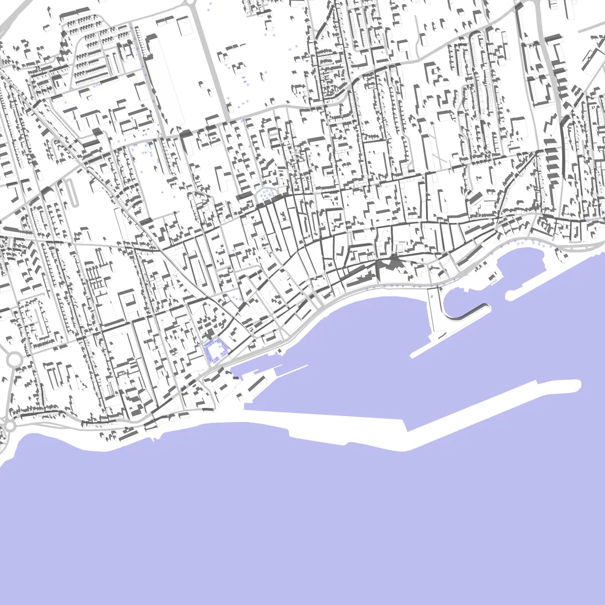 Ponta Delgada site plan (2.5 km)