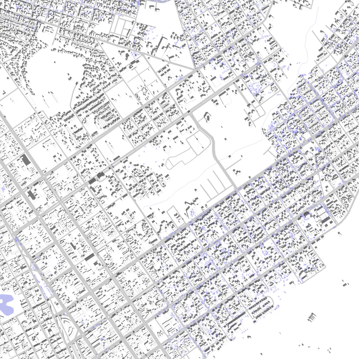 Ponta Porã site plan (2.5 km)