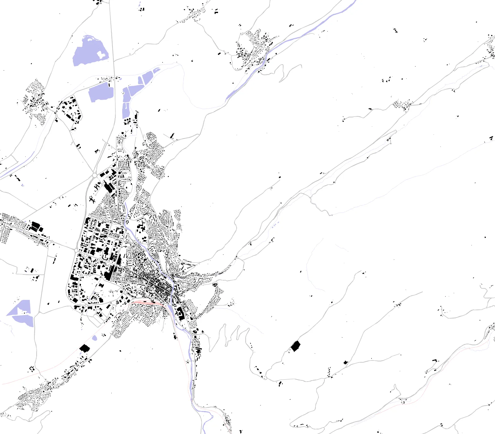 Pontarlier plan de masse