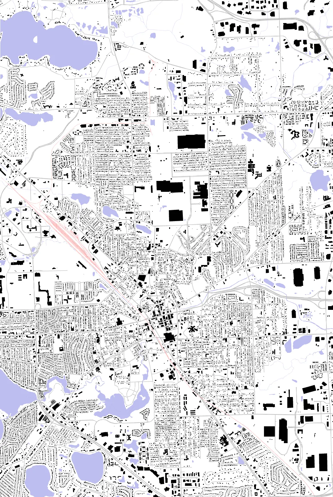 Pontiac figure ground plan