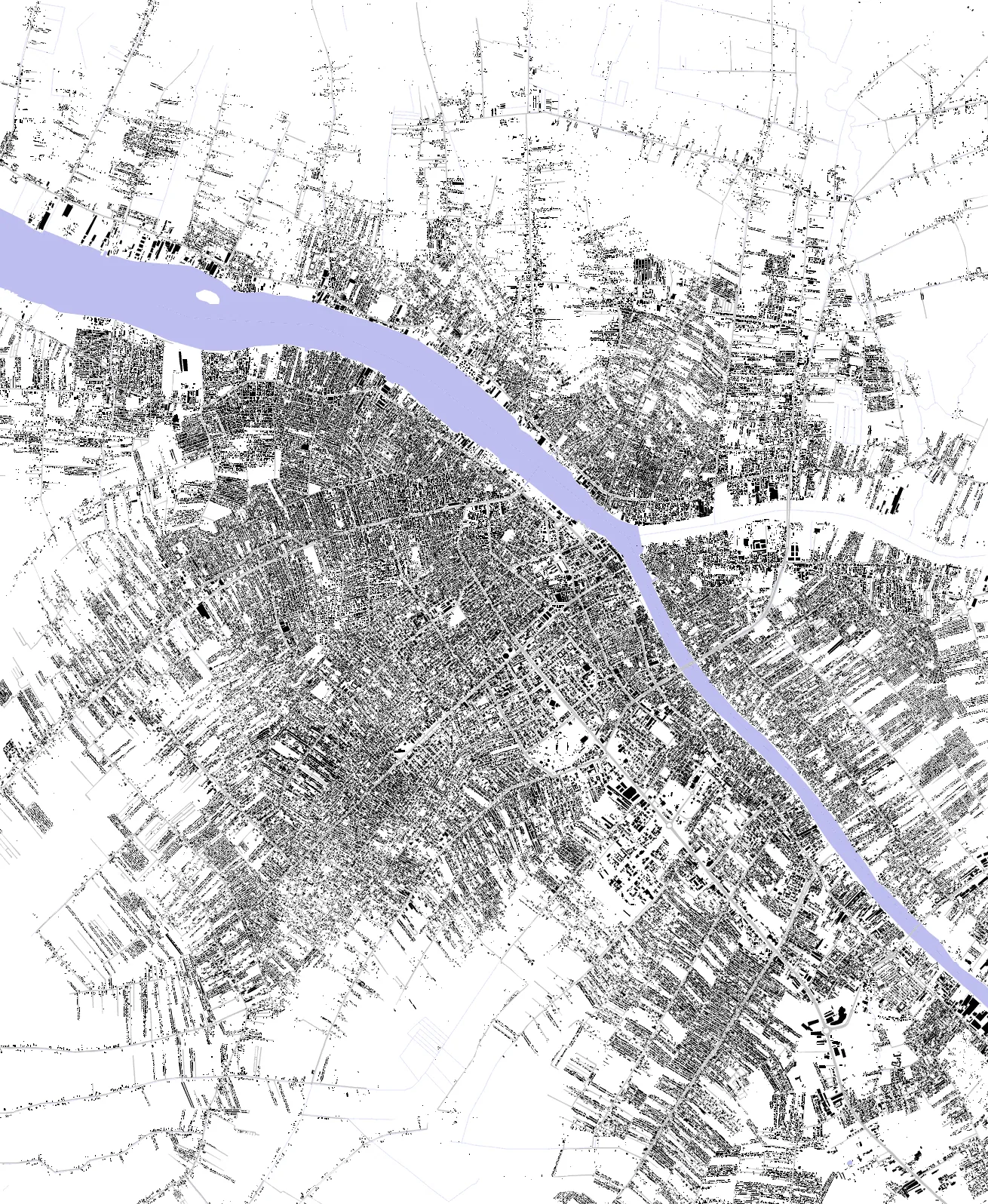 Pontianak figure ground plan