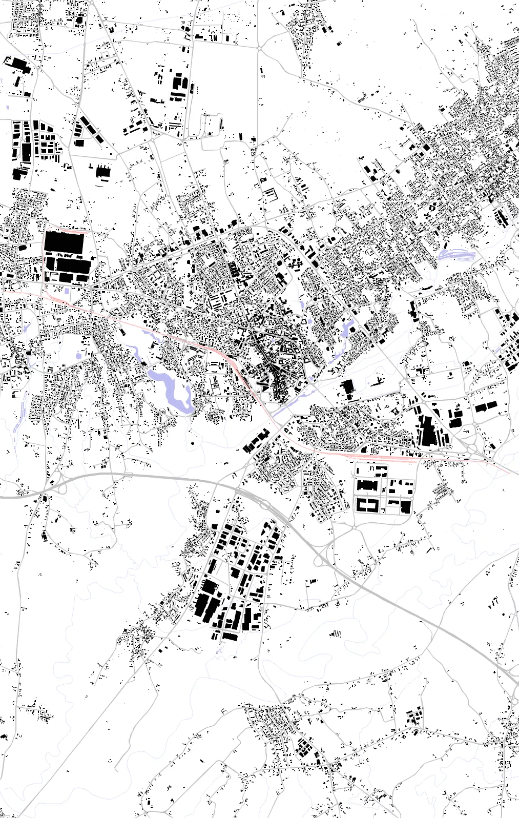 Pordenone figure ground plan