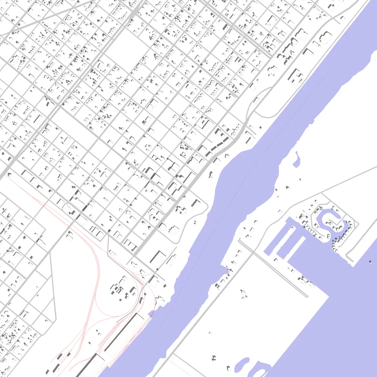 Port Arthur site plan (2.5 km)