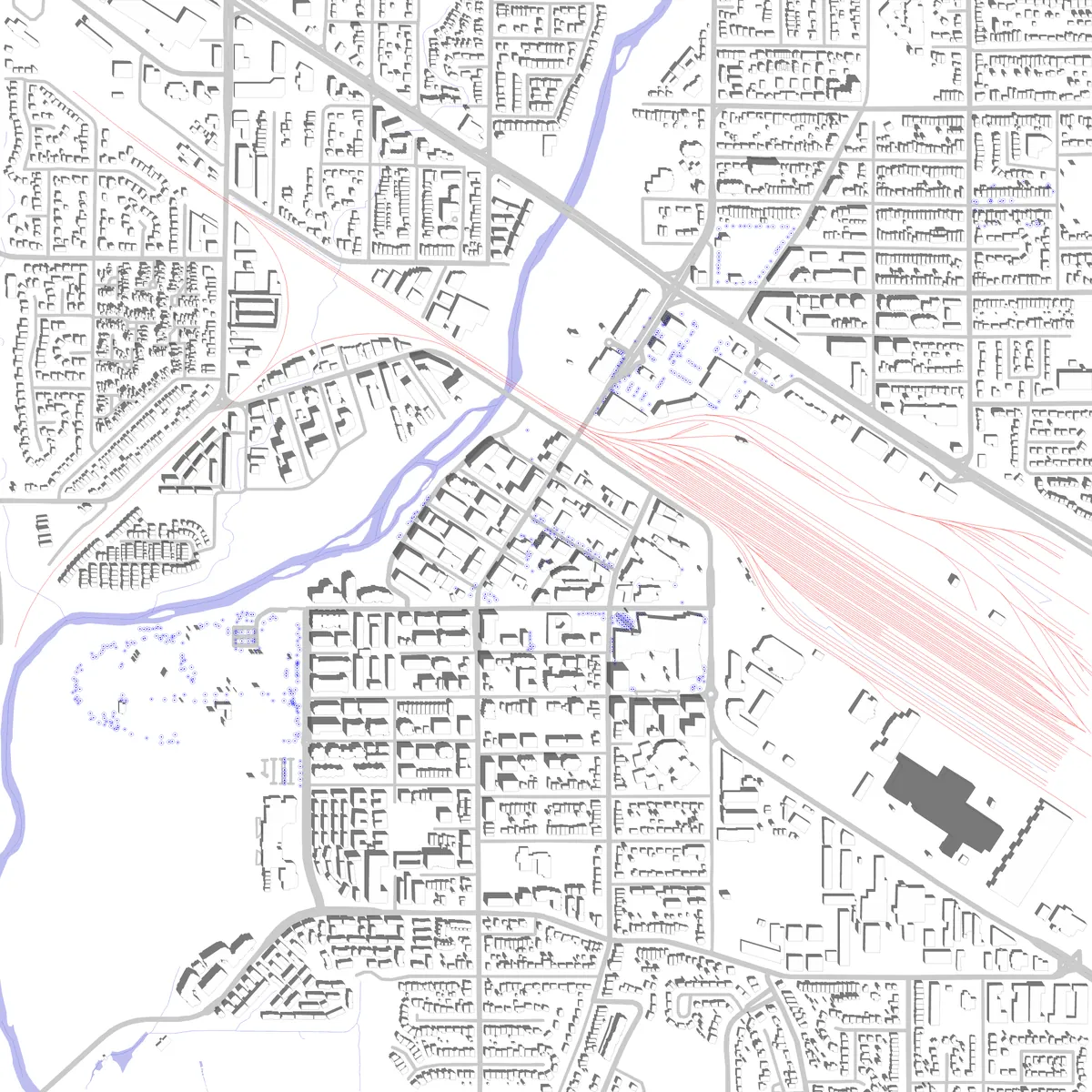 Port Coquitlam site plan (2.5 km)