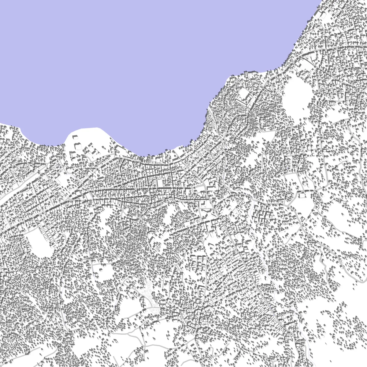 Port-de-Paix site plan (2.5 km)