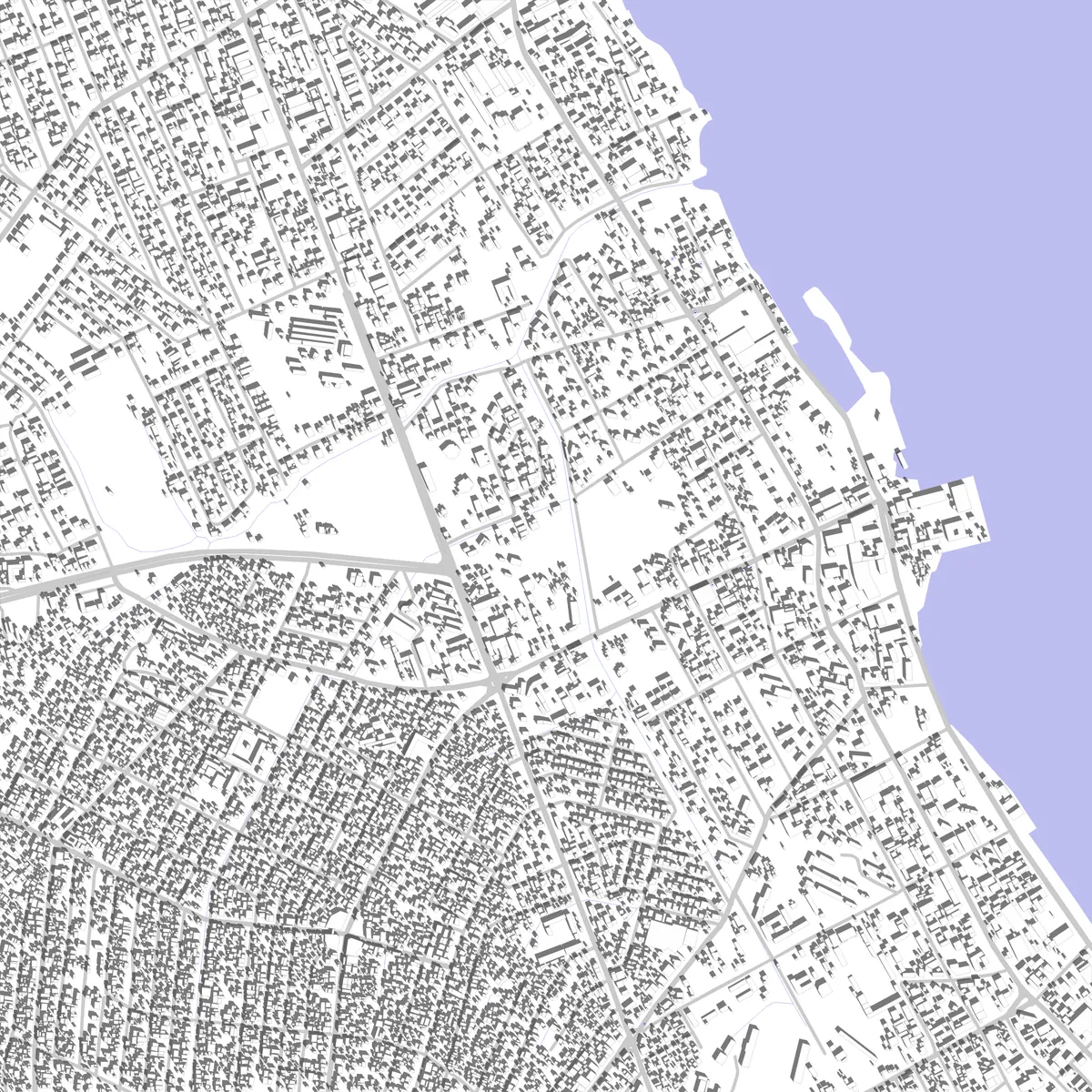 Port-Gentil site plan (2.5 km)