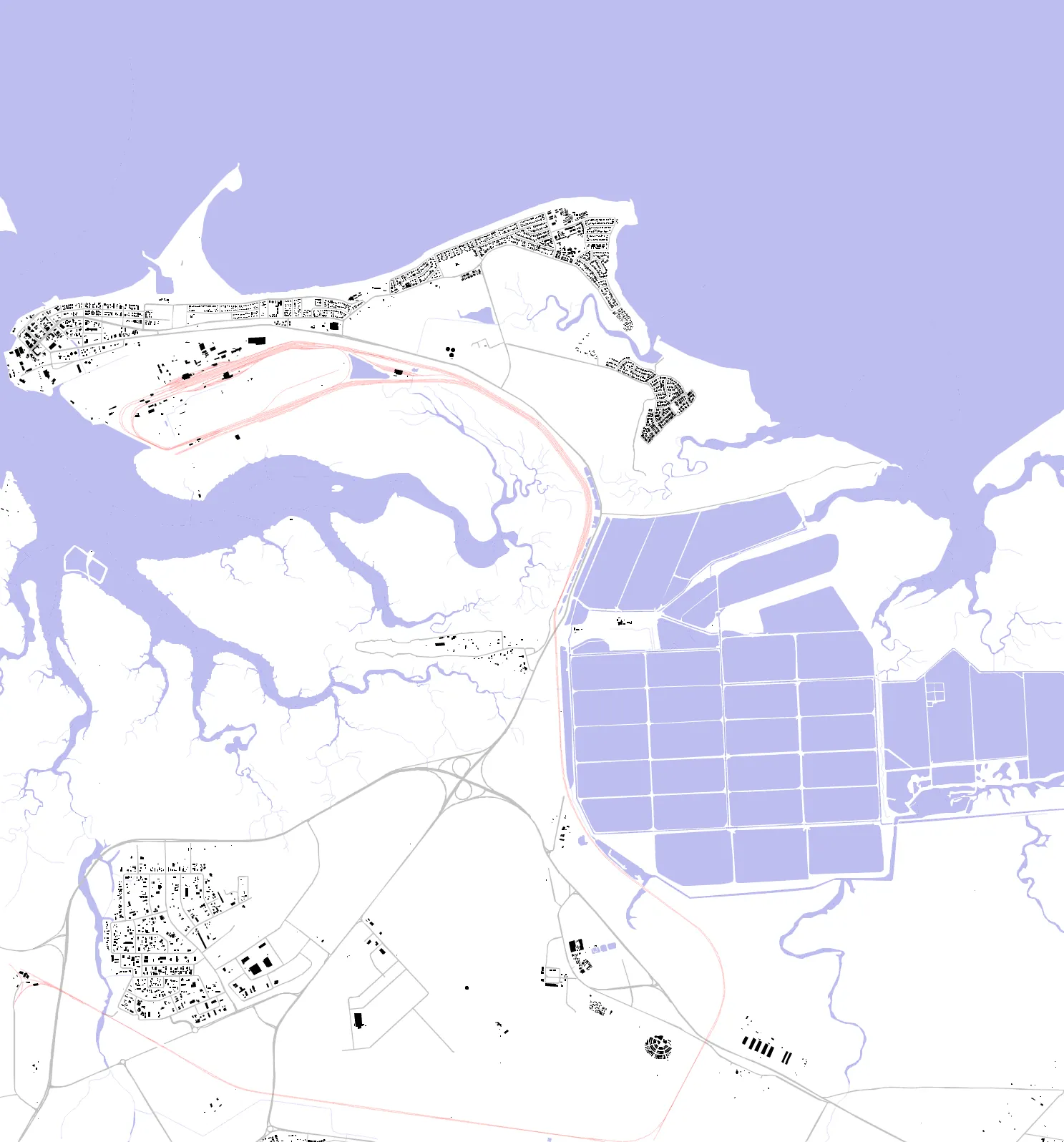 Port Hedland figure ground plan