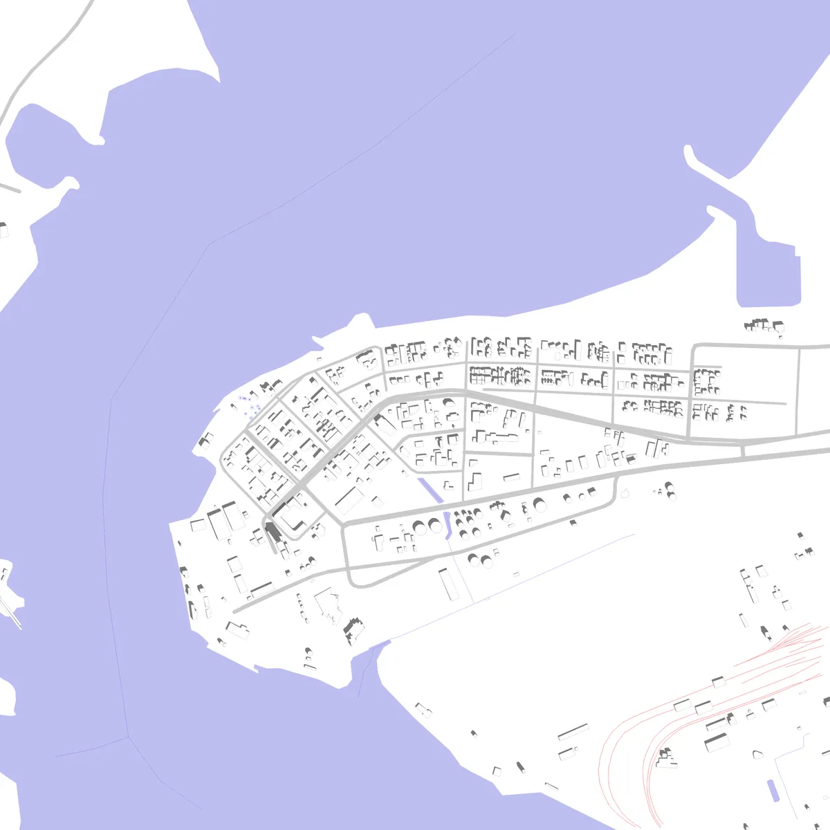 Port Hedland site plan (2.5 km)