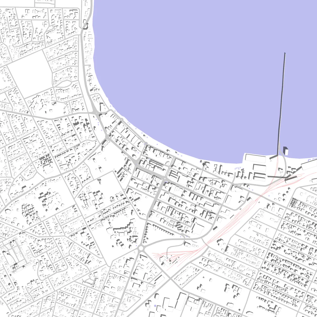 Port Lincoln site plan (2.5 km)