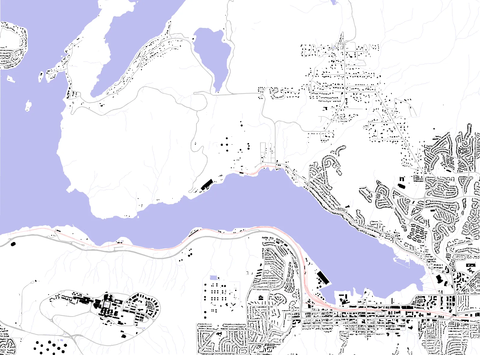 Port Moody figure ground plan