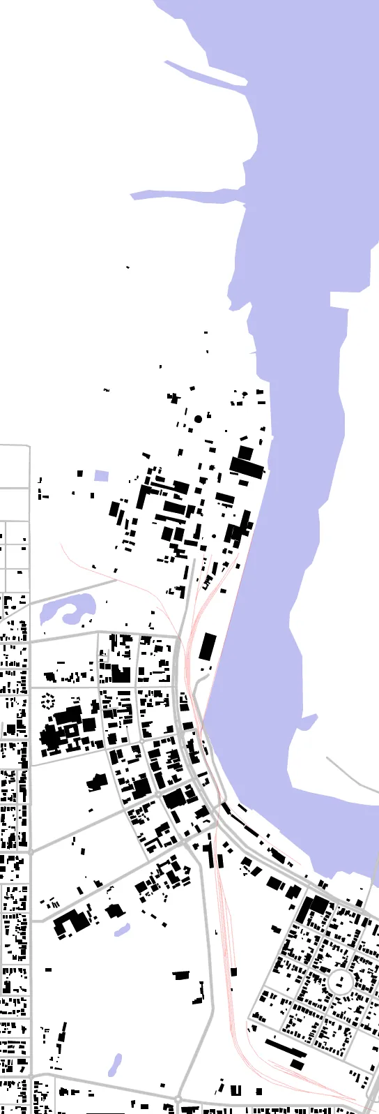 Port Pirie figure ground plan