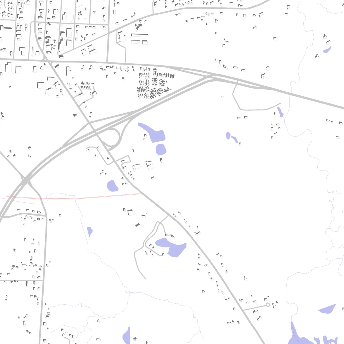 Portage site plan (2.5 km)