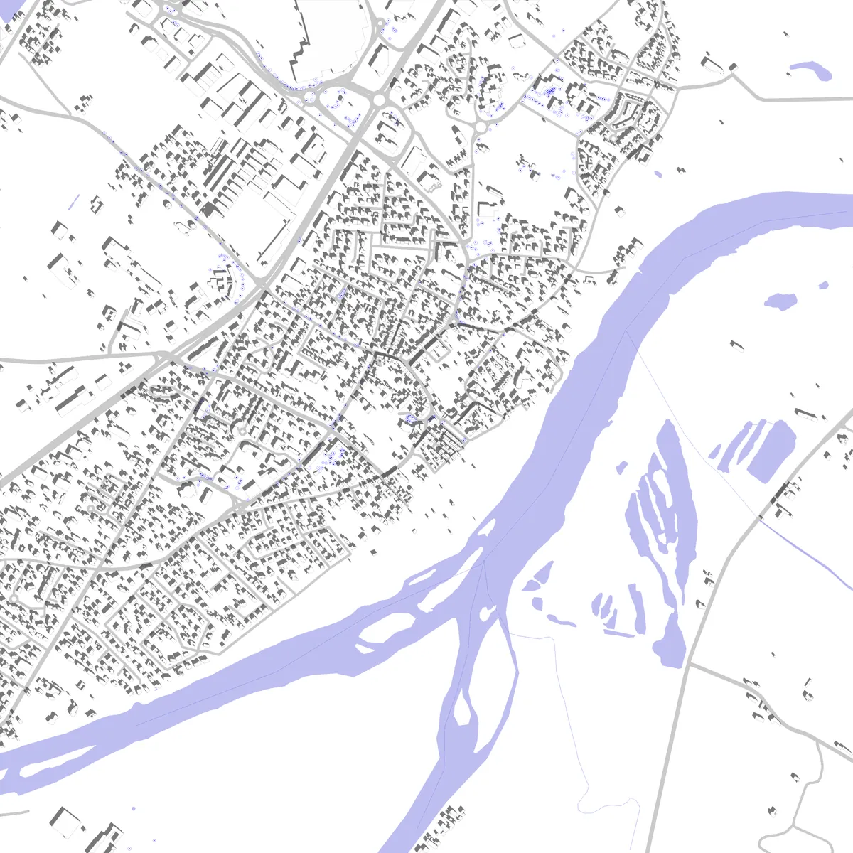 Portet-sur-Garonne site plan (2.5 km)