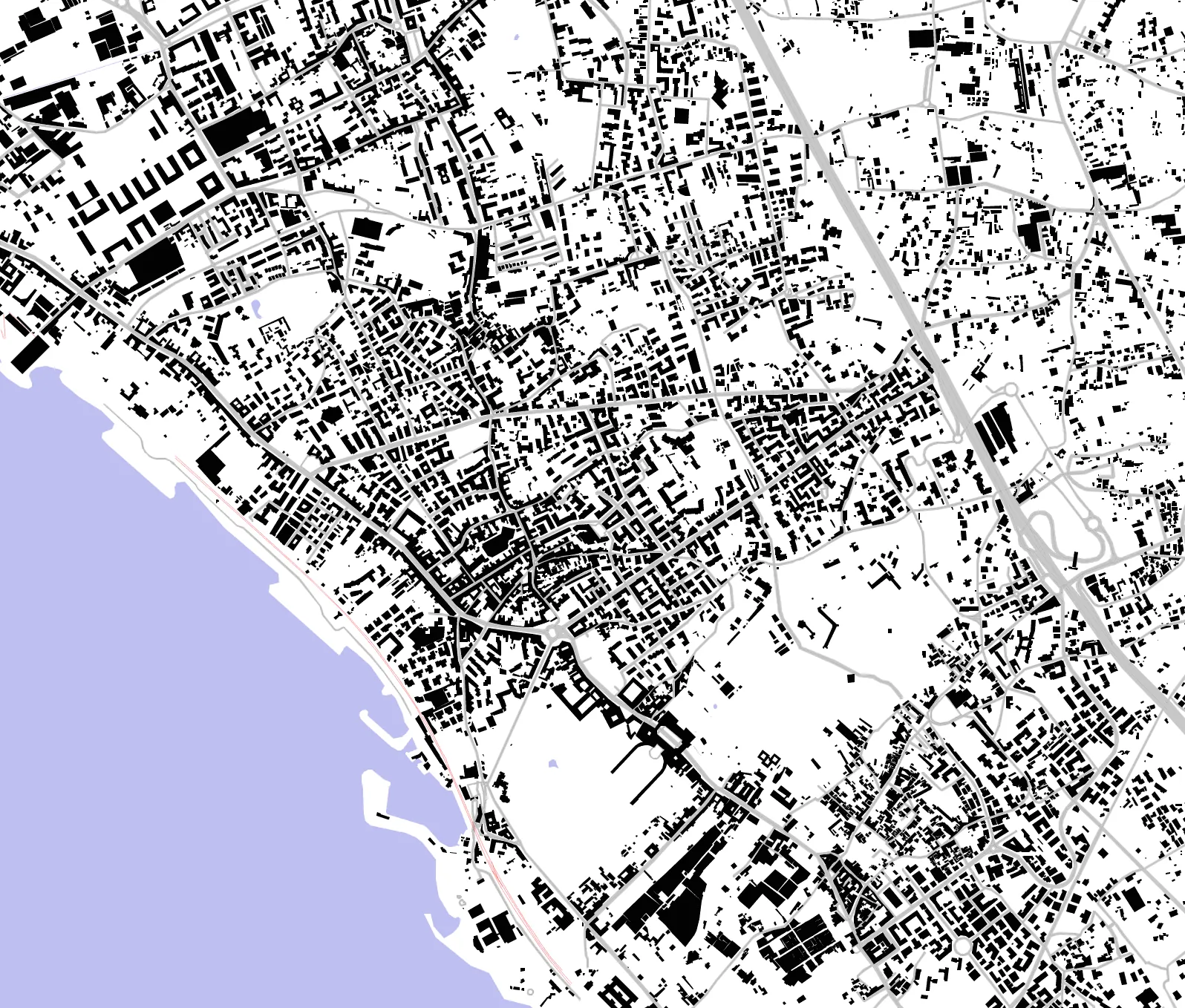 Portici figure ground plan