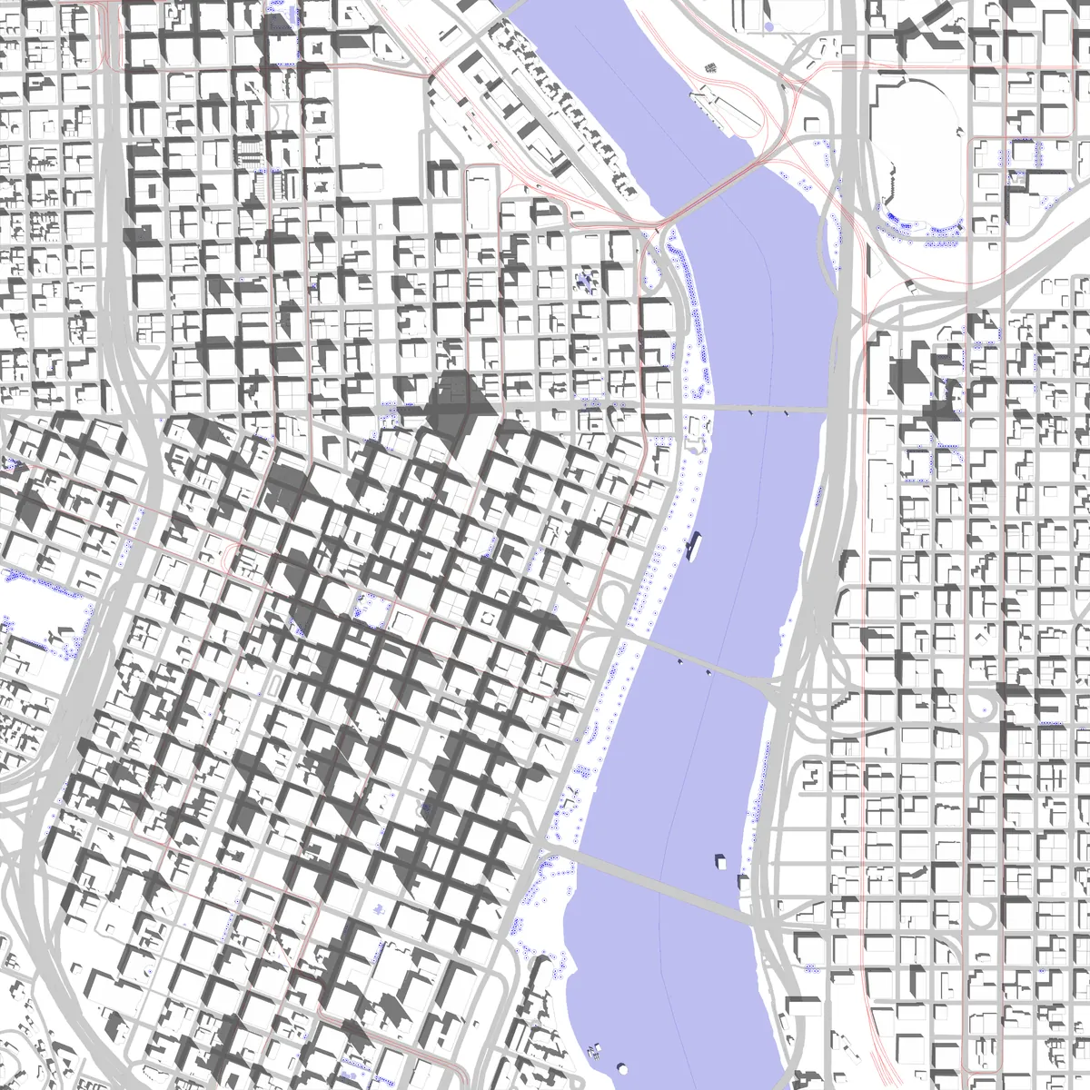 Portland site plan (2.5 km)
