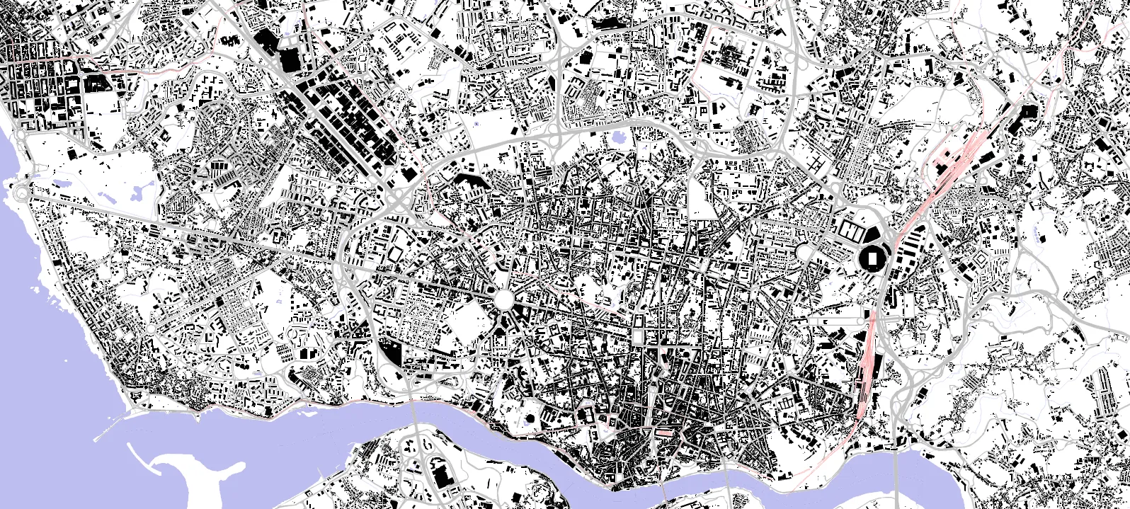 Porto figure ground plan