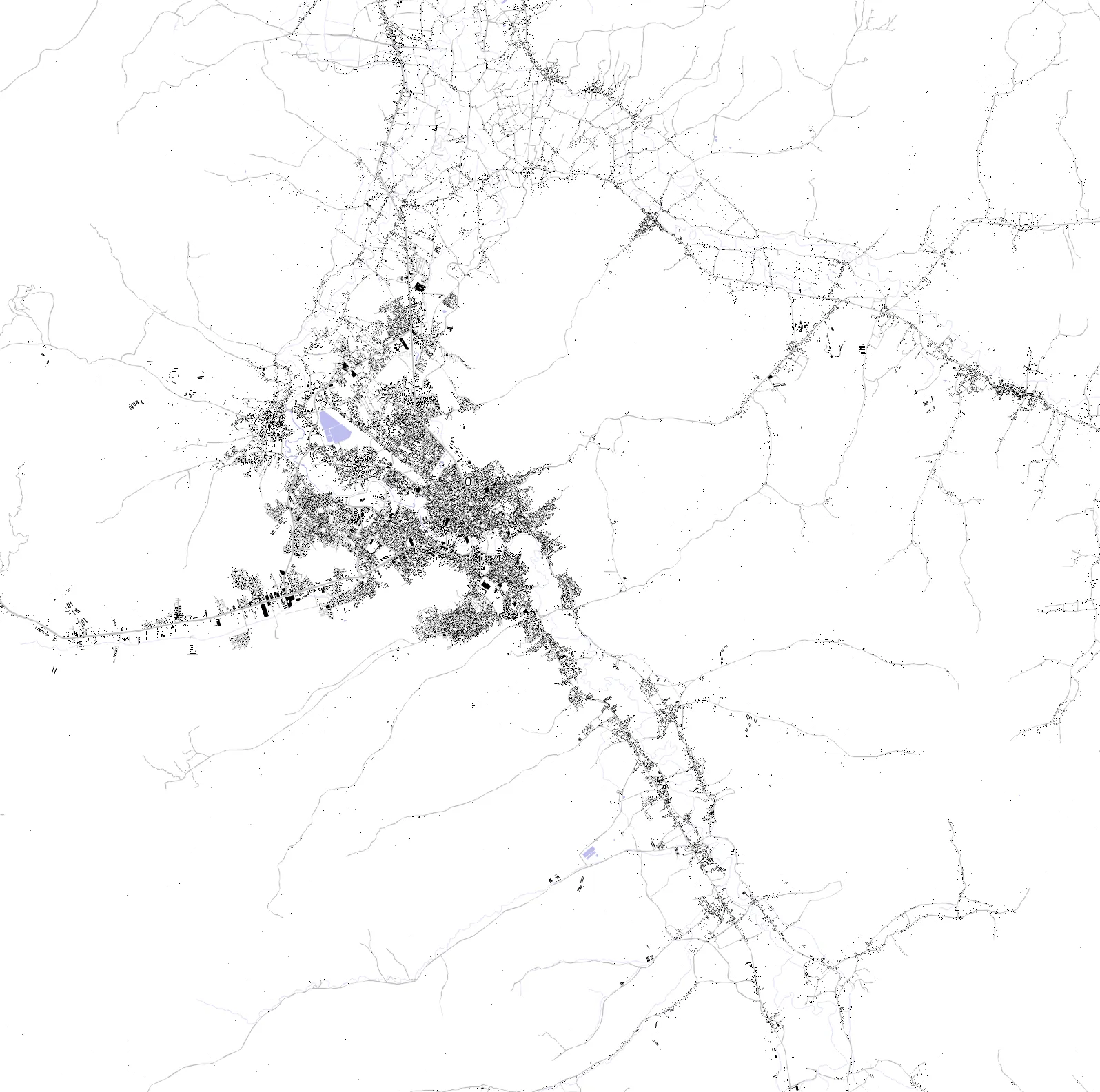 Portoviejo figure ground plan
