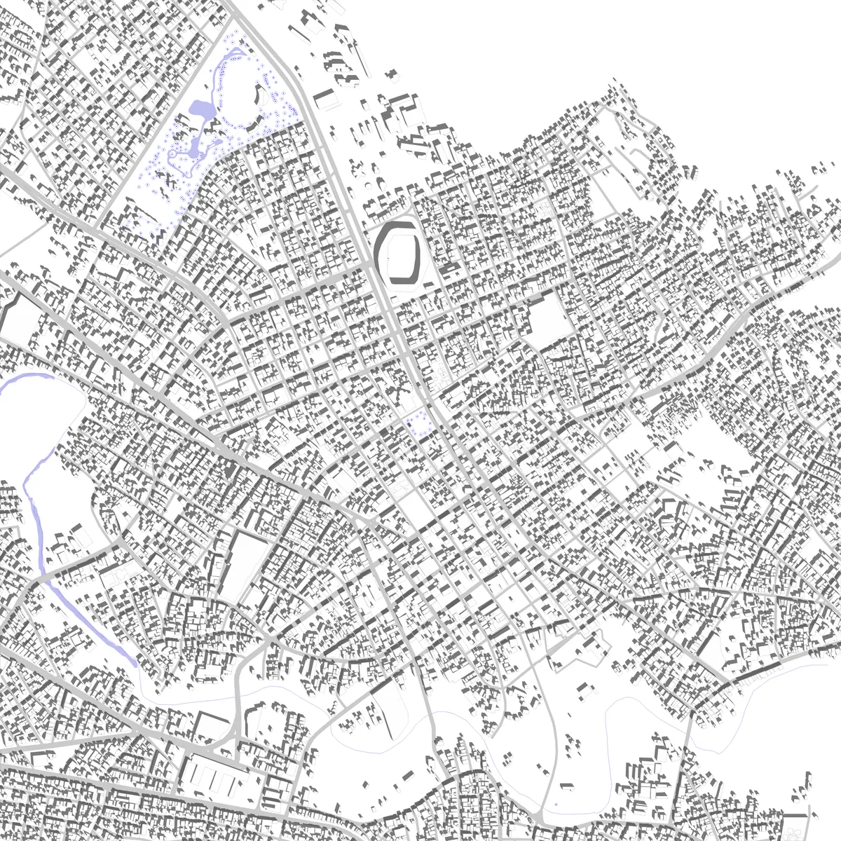 Portoviejo site plan (2.5 km)