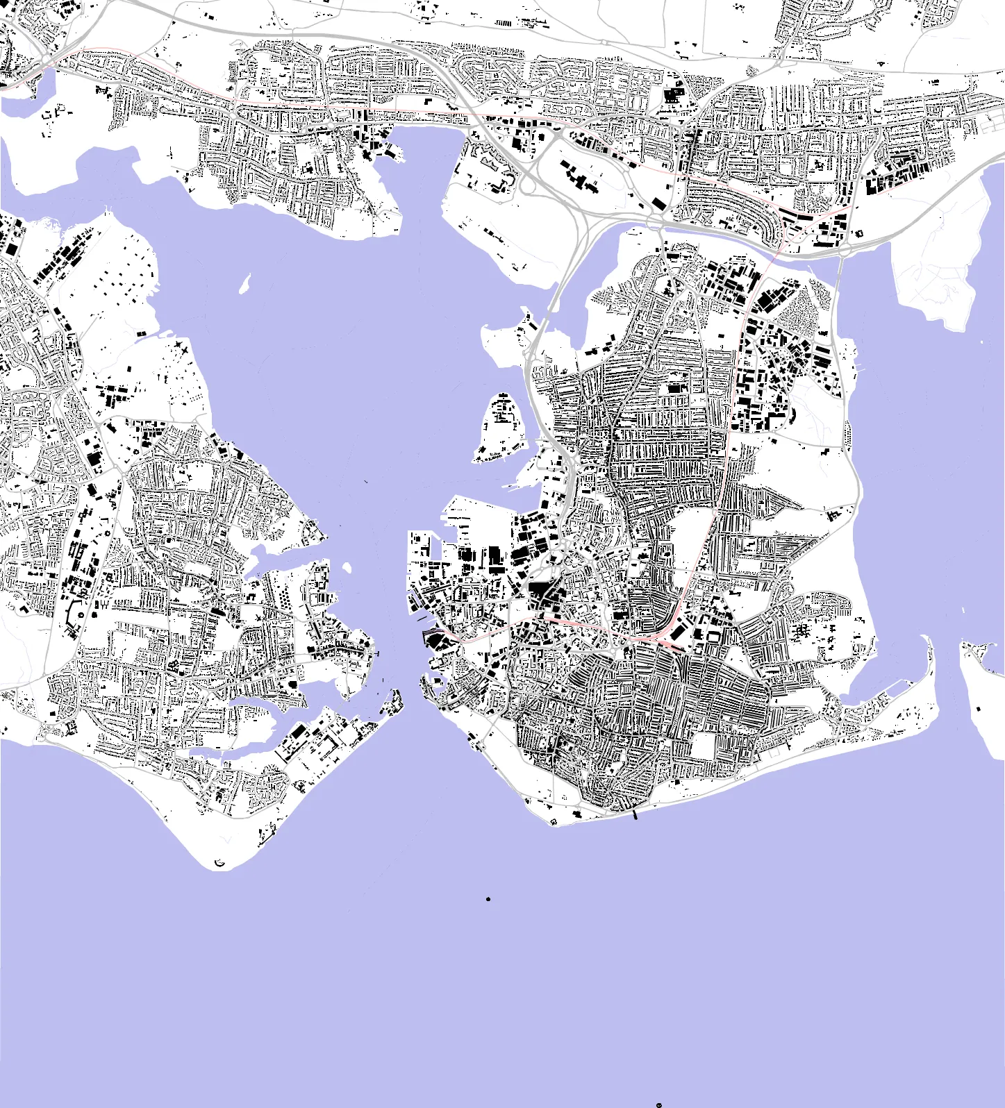 Portsmouth figure ground plan