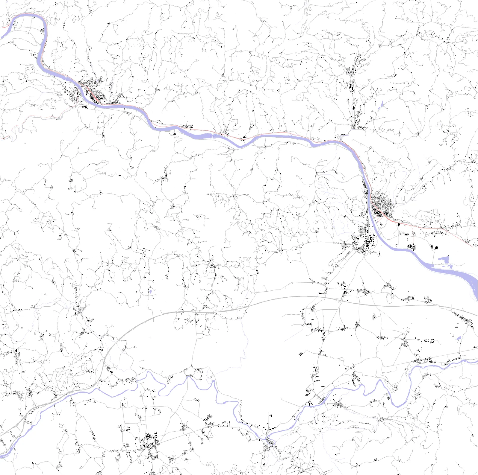 Posavska figure ground plan