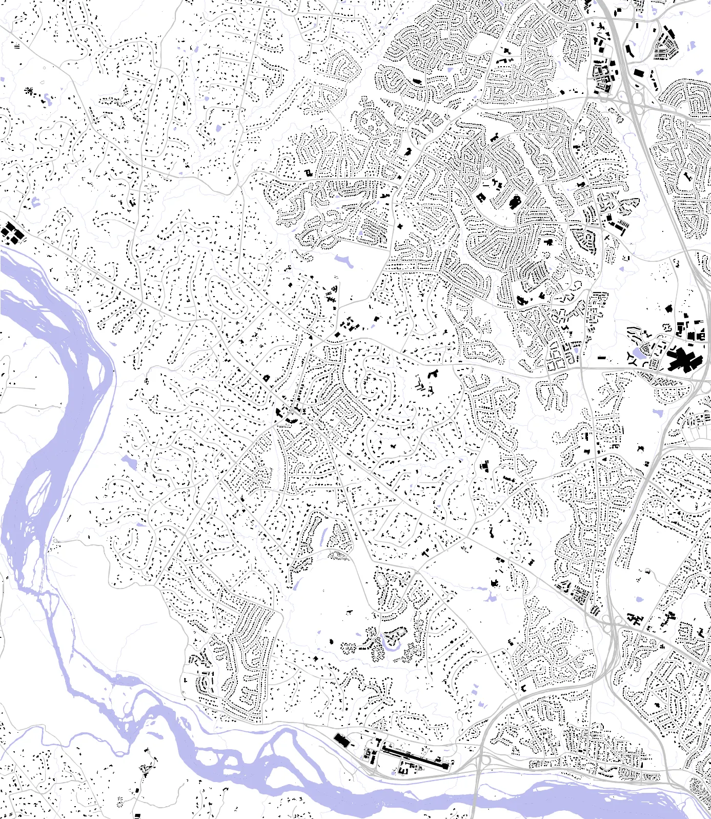 Potomac figure ground plan