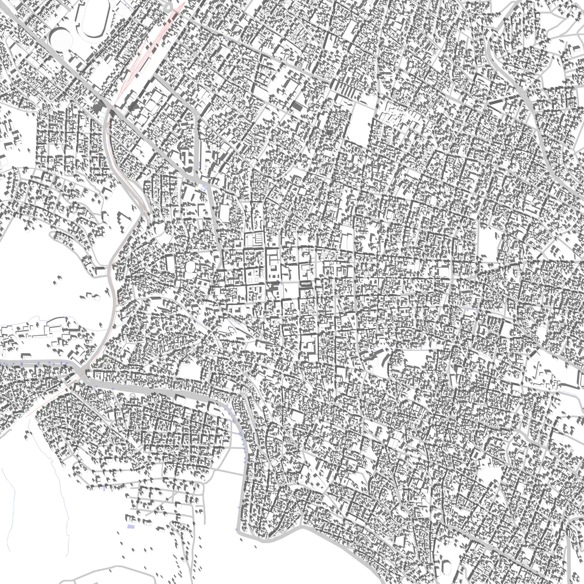 Potosí plano de situación (2.5 km)