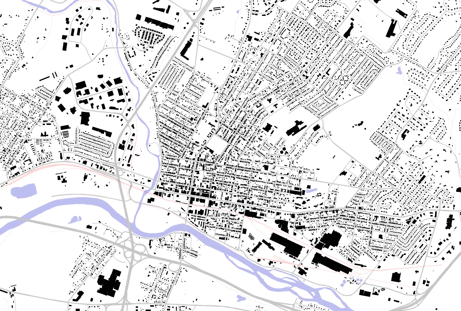 Pottstown figure ground plan