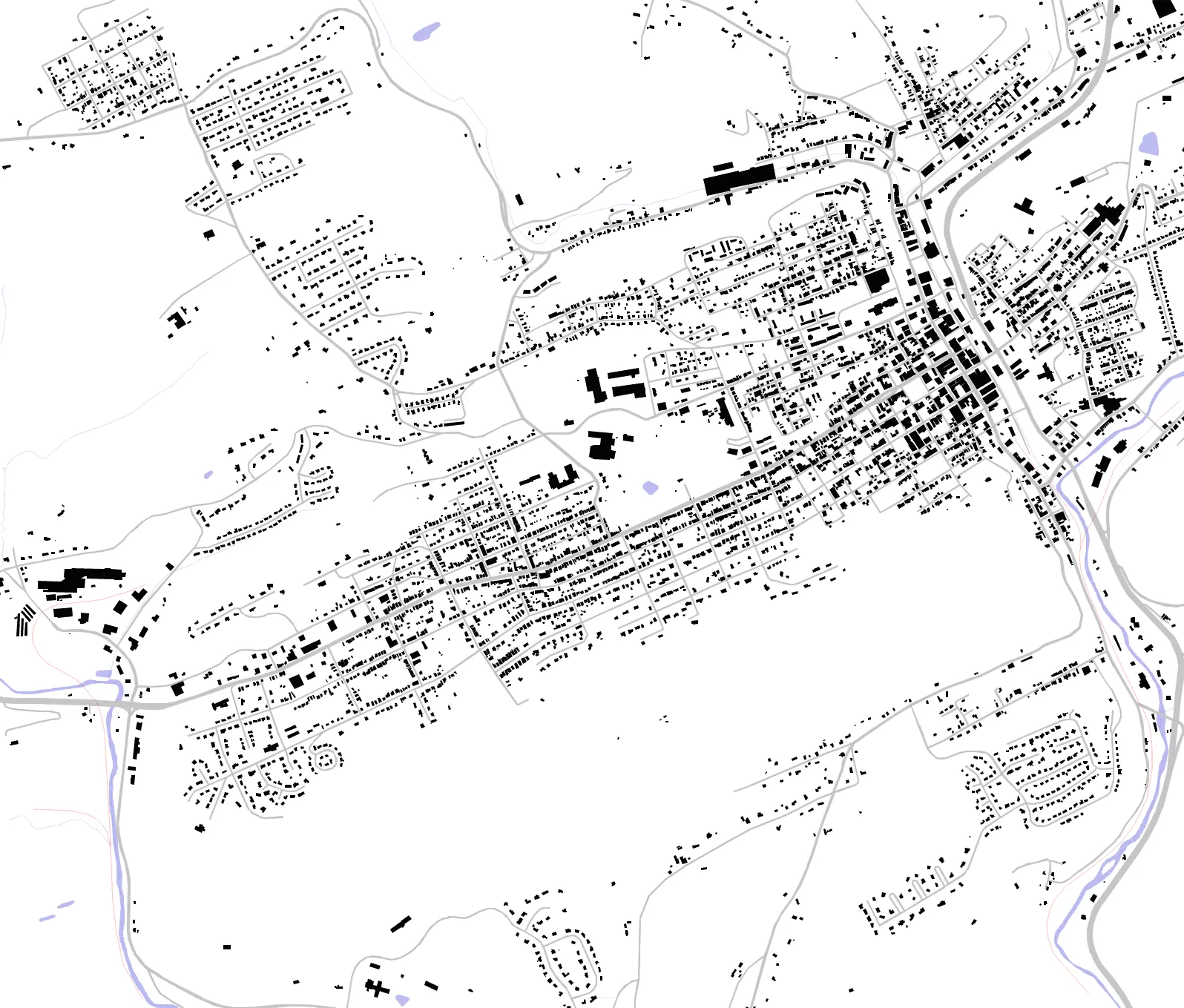Pottsville figure ground plan