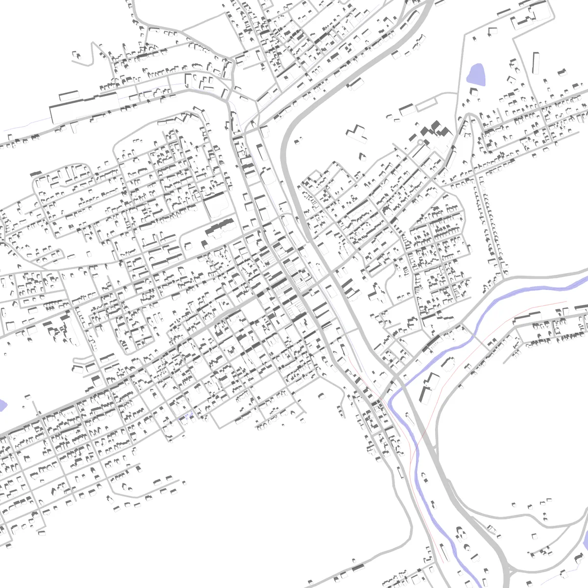 Pottsville site plan (2.5 km)