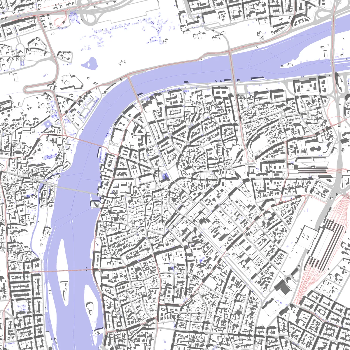 Prague site plan (2.5 km)