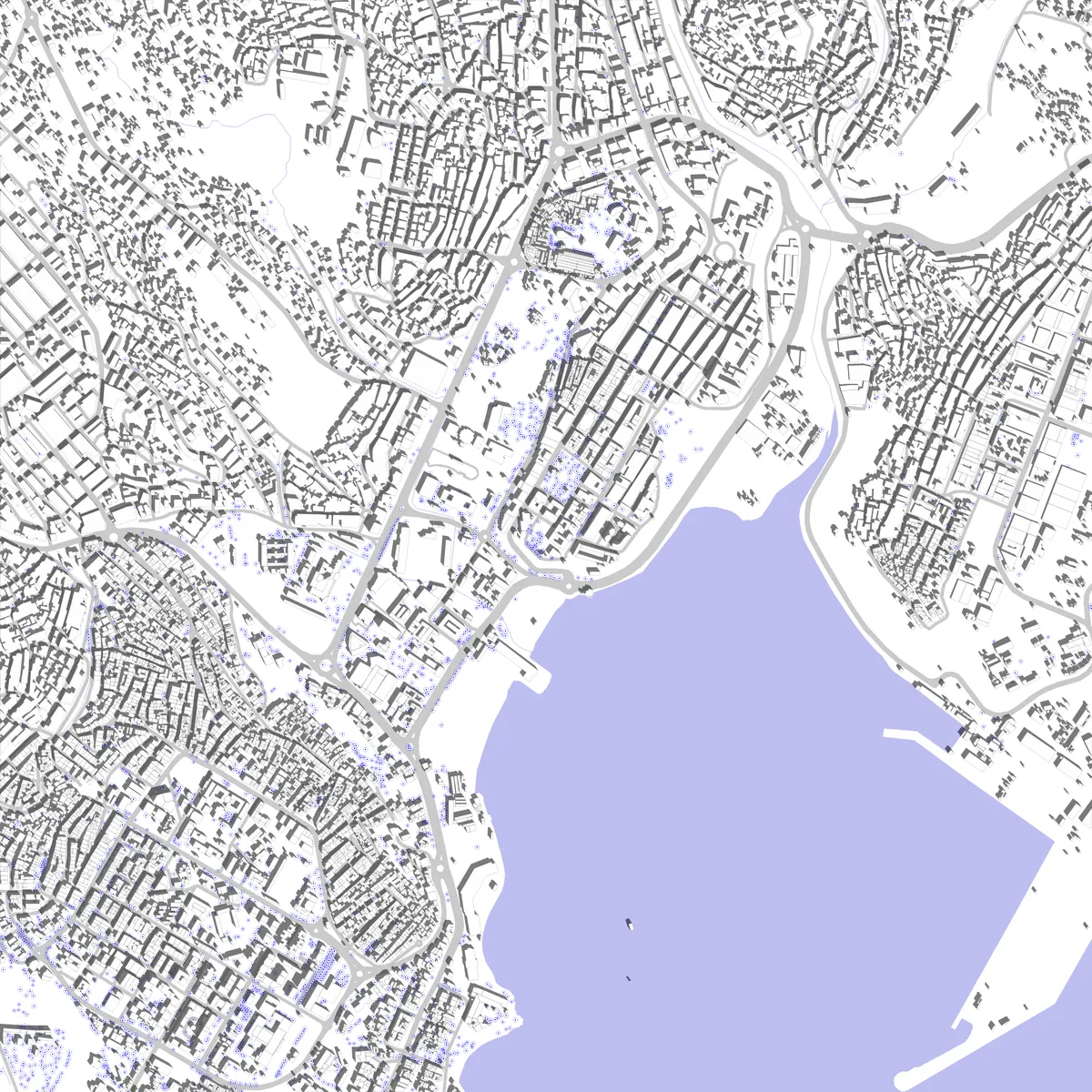 Praia site plan (2.5 km)
