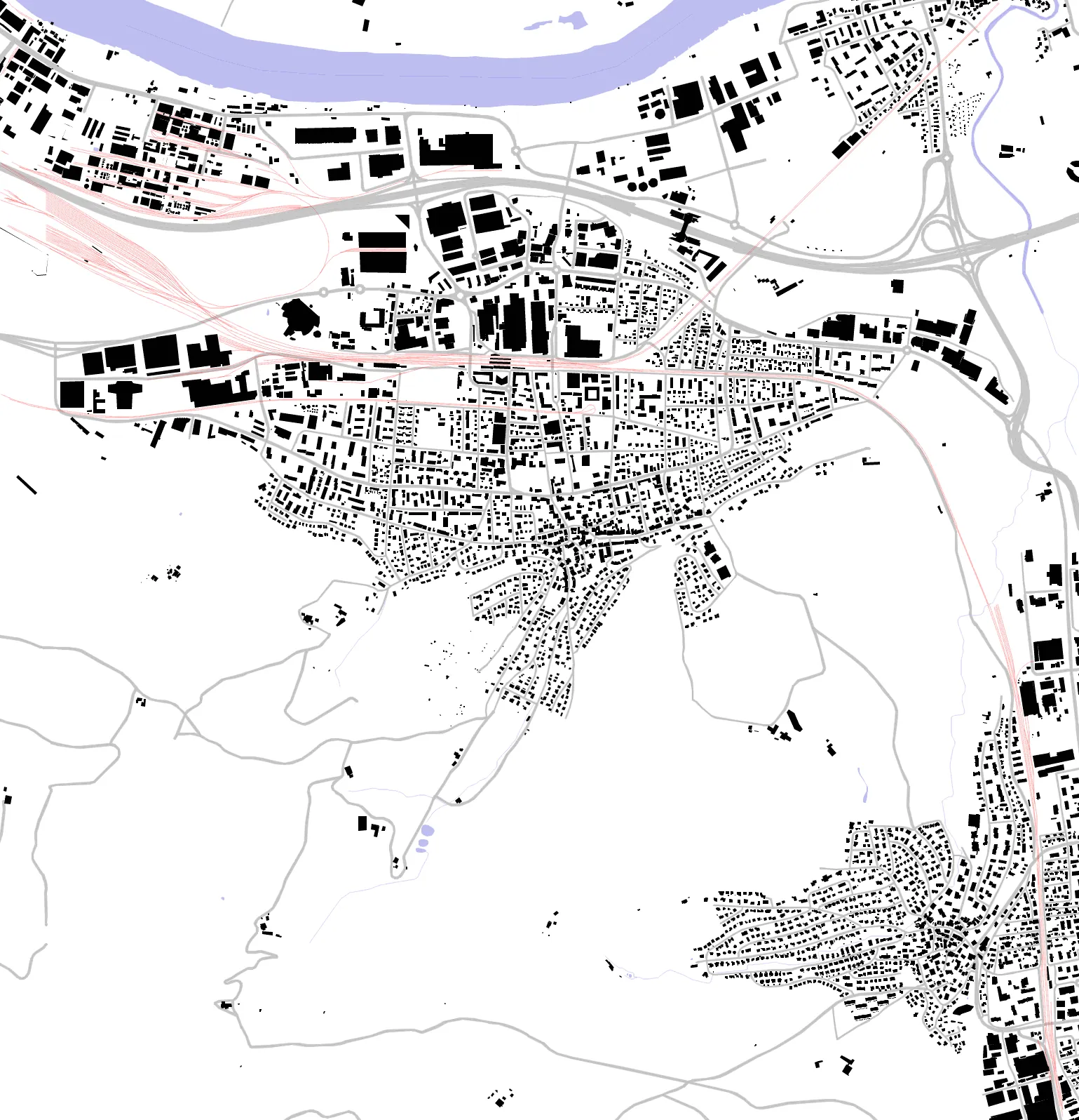 Pratteln figure ground plan