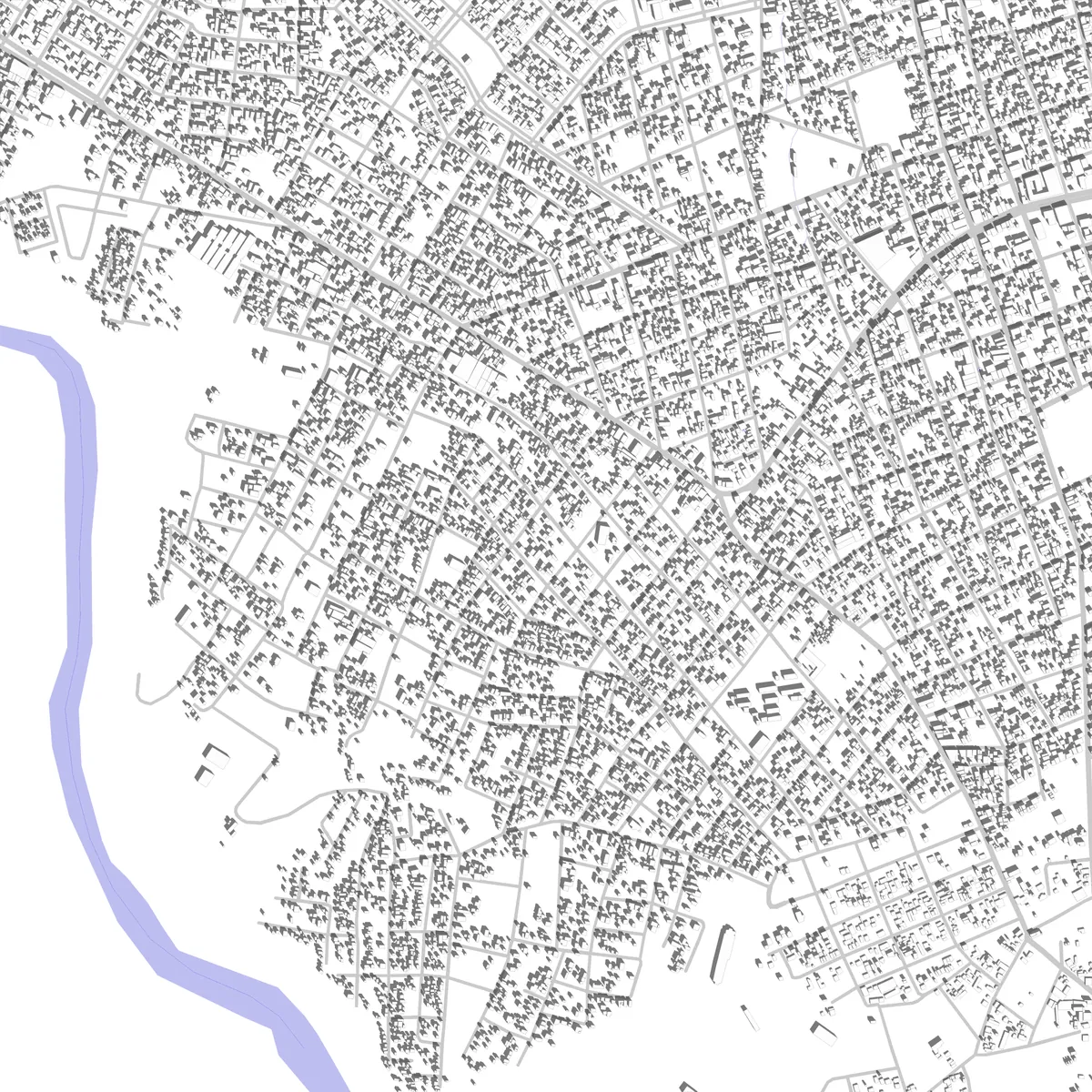 Presidente Franco plano de situación (2.5 km)