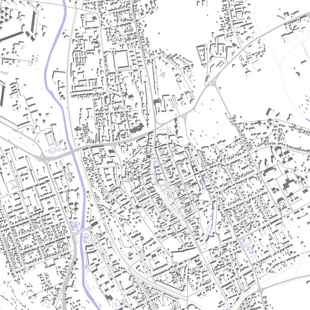 Prešov site plan (2,5 km)