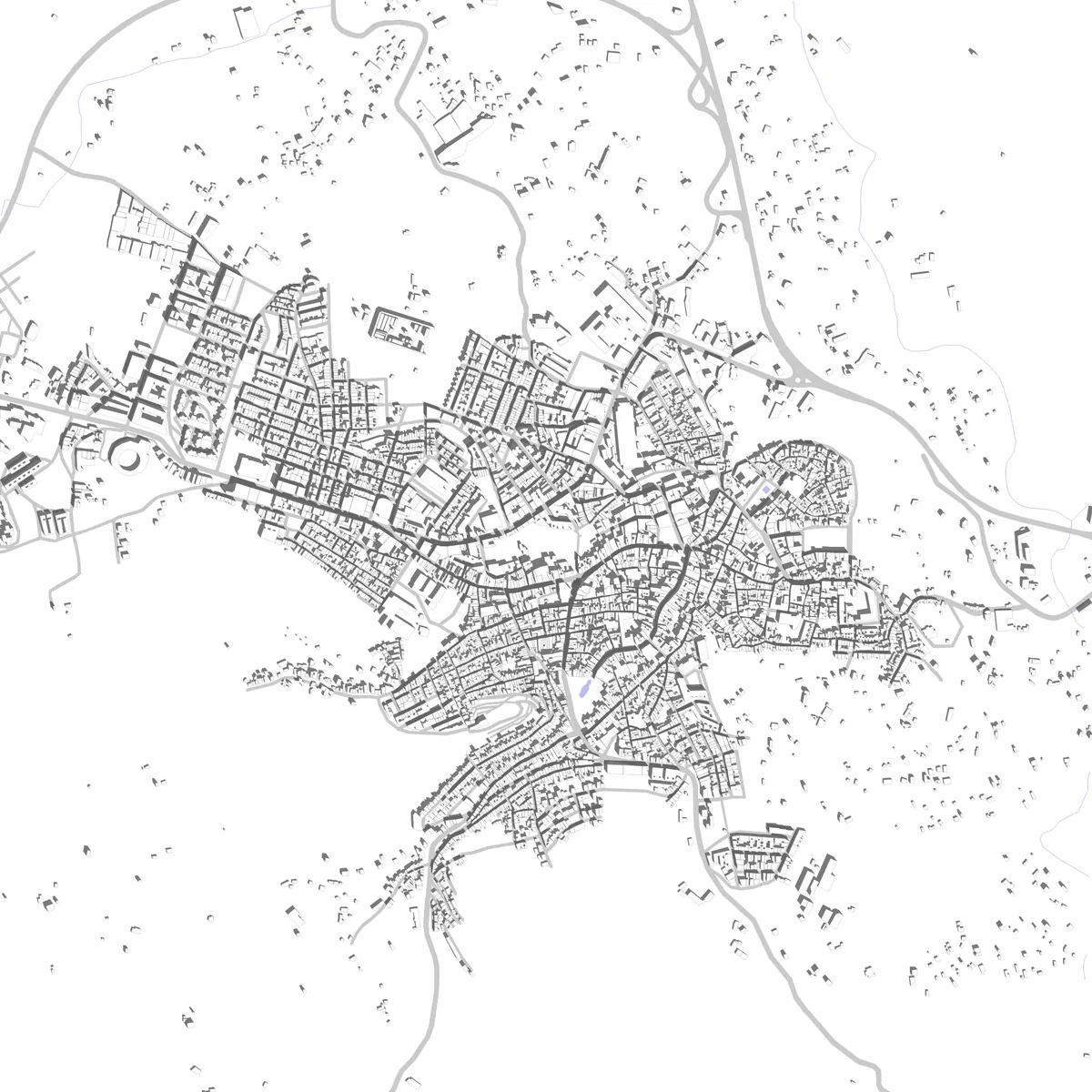 Priego de Córdoba site plan (2.5 km)