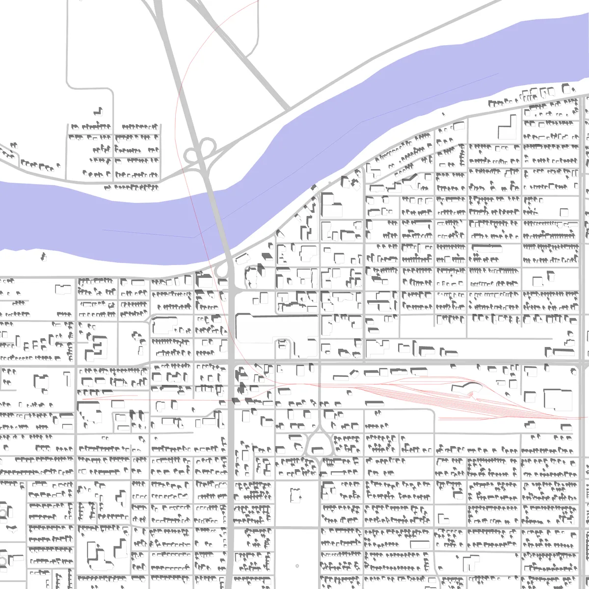 Prince Albert site plan (2.5 km)