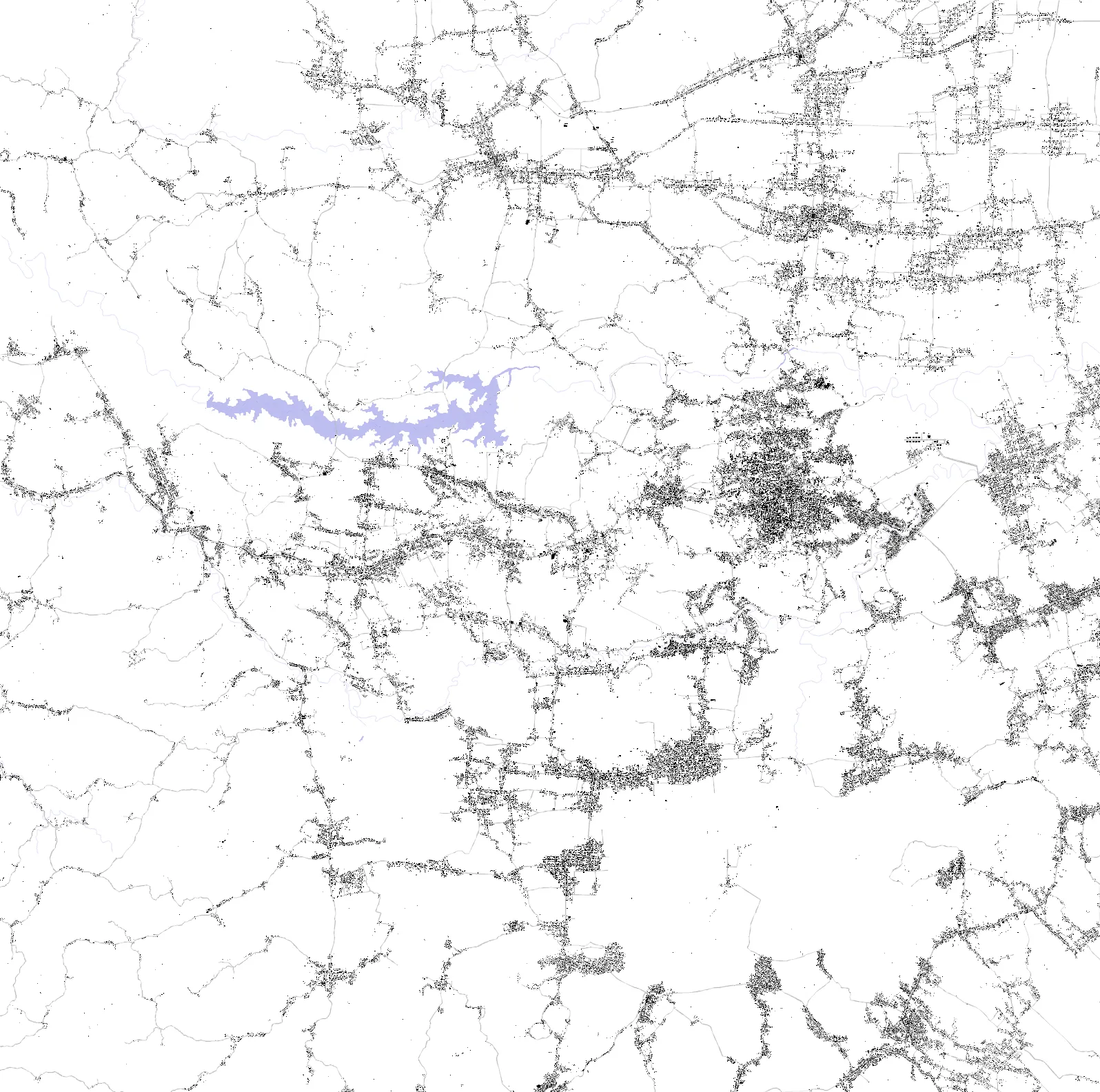 Pringsewu figure ground plan