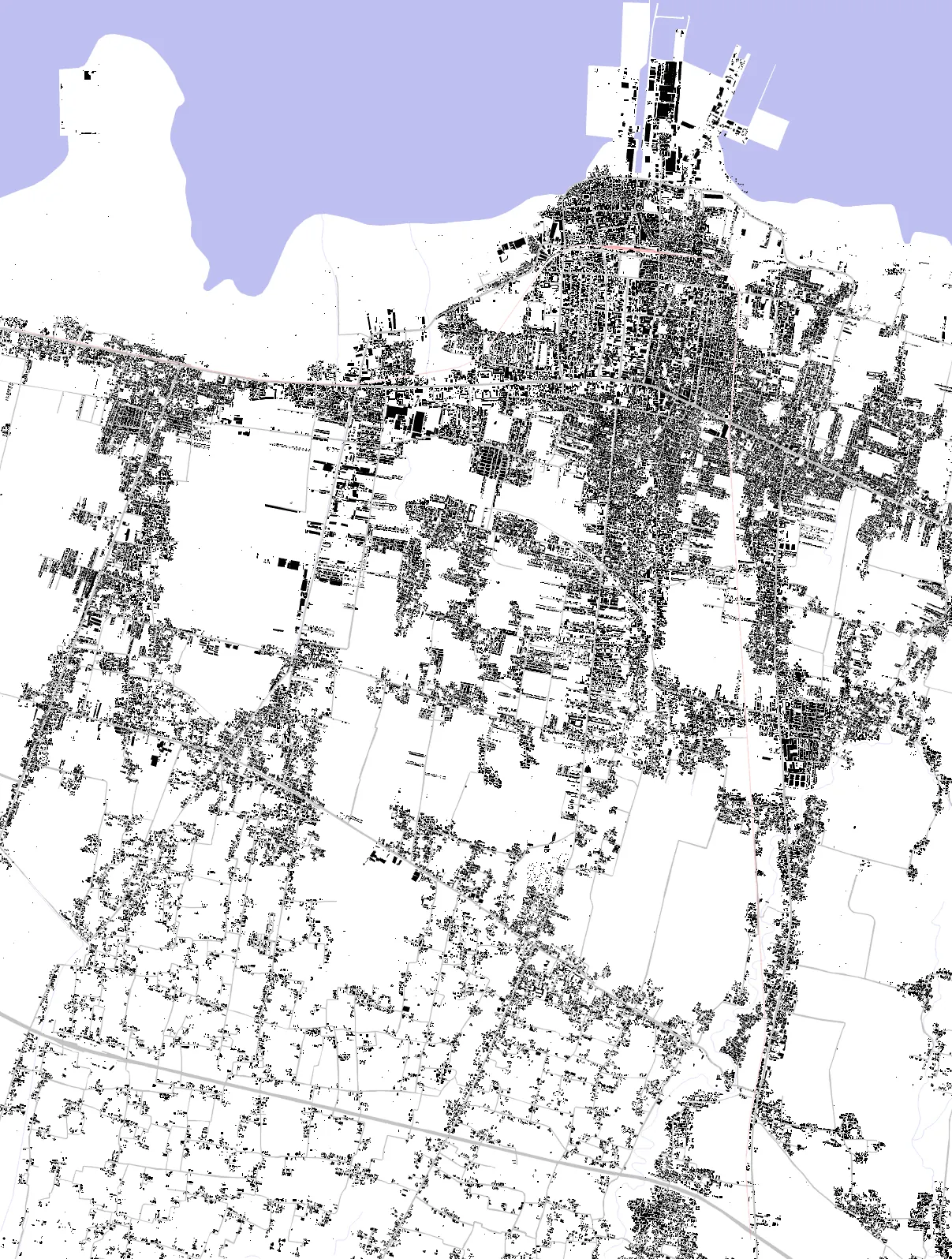 Probolinggo figure ground plan