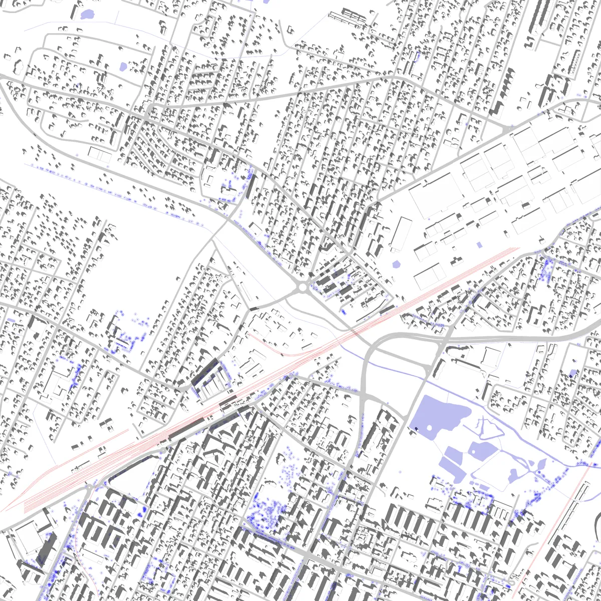 Pruszków site plan (2.5 km)