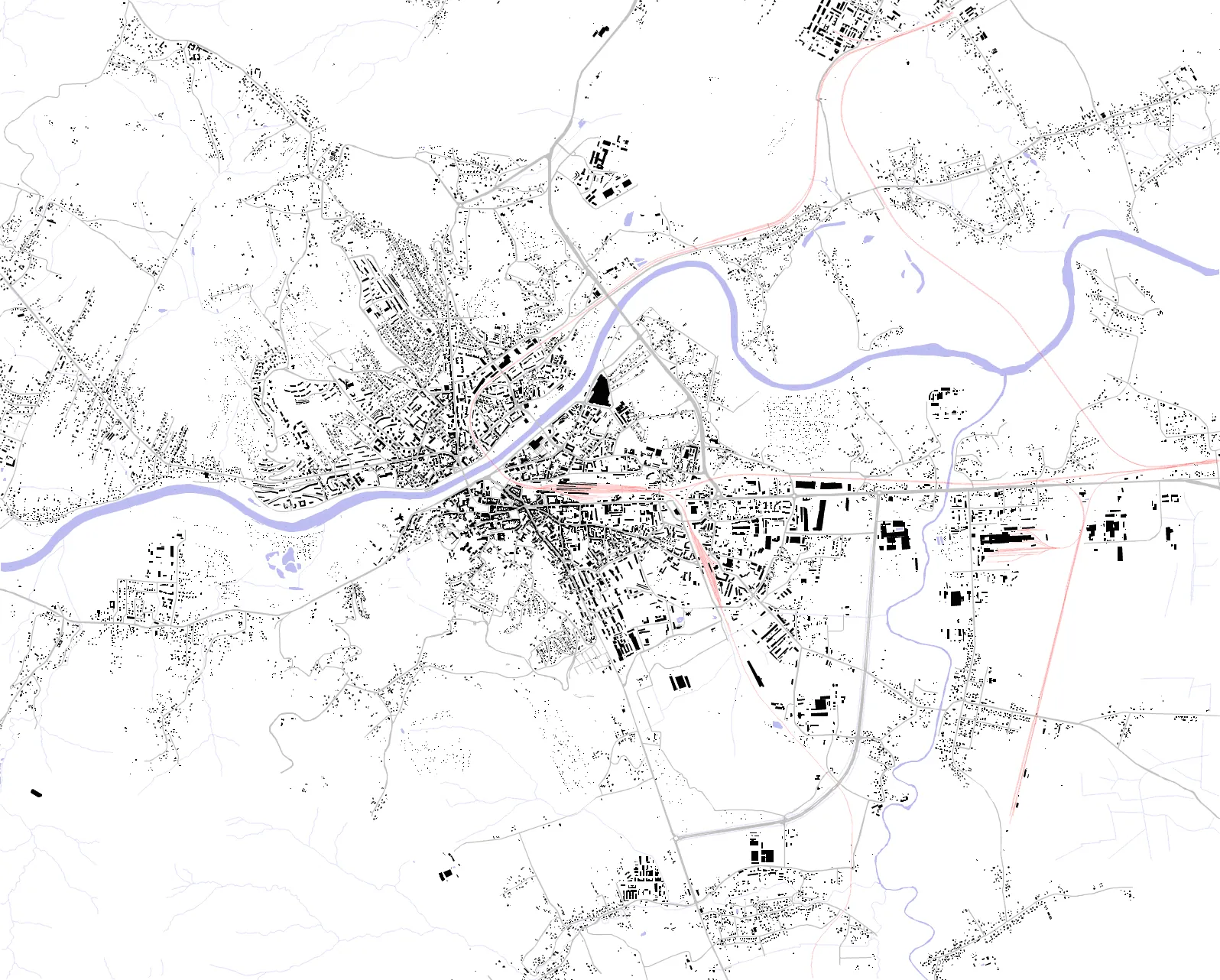 Przemyśl figure ground plan