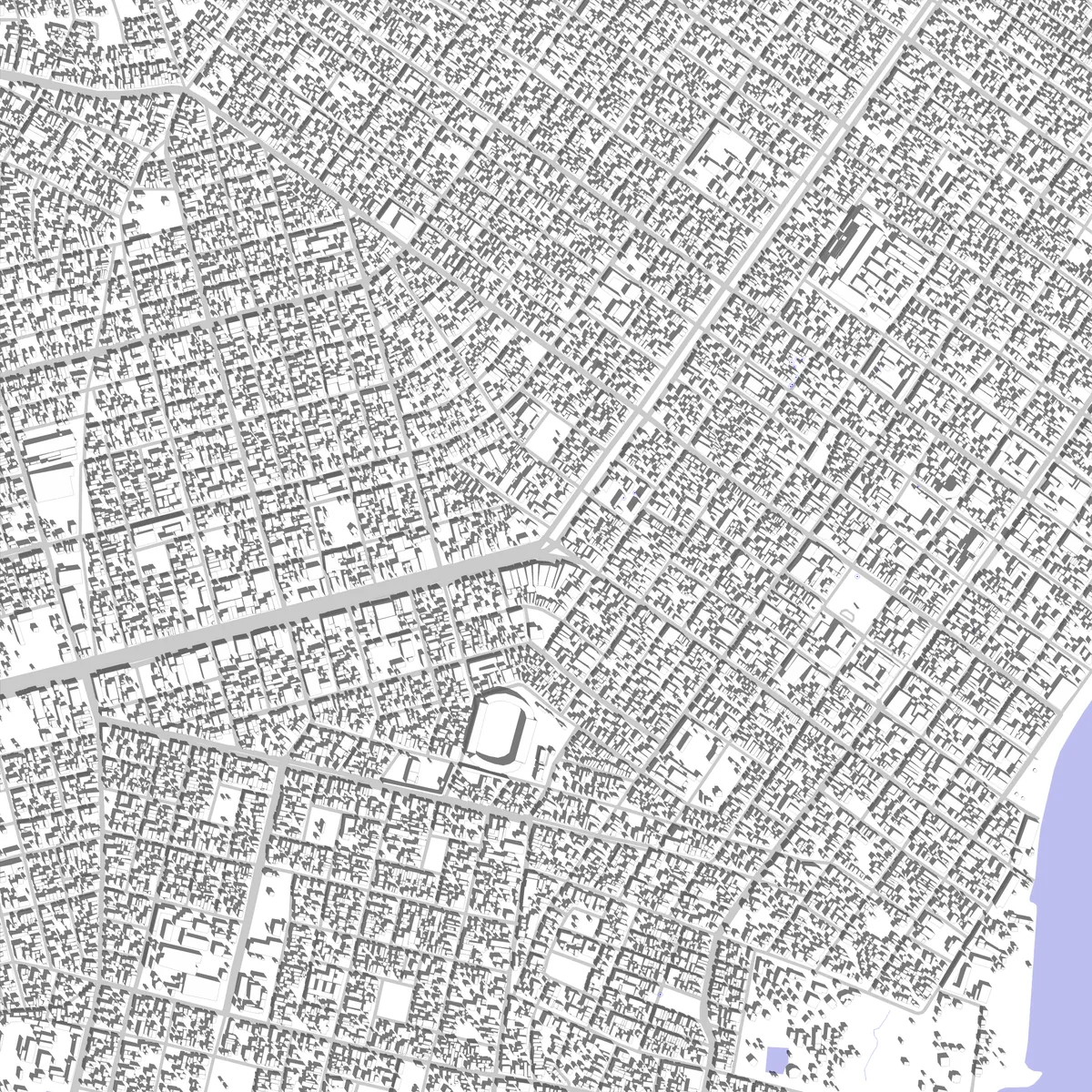 Pucallpa plano de situación (2.5 km)
