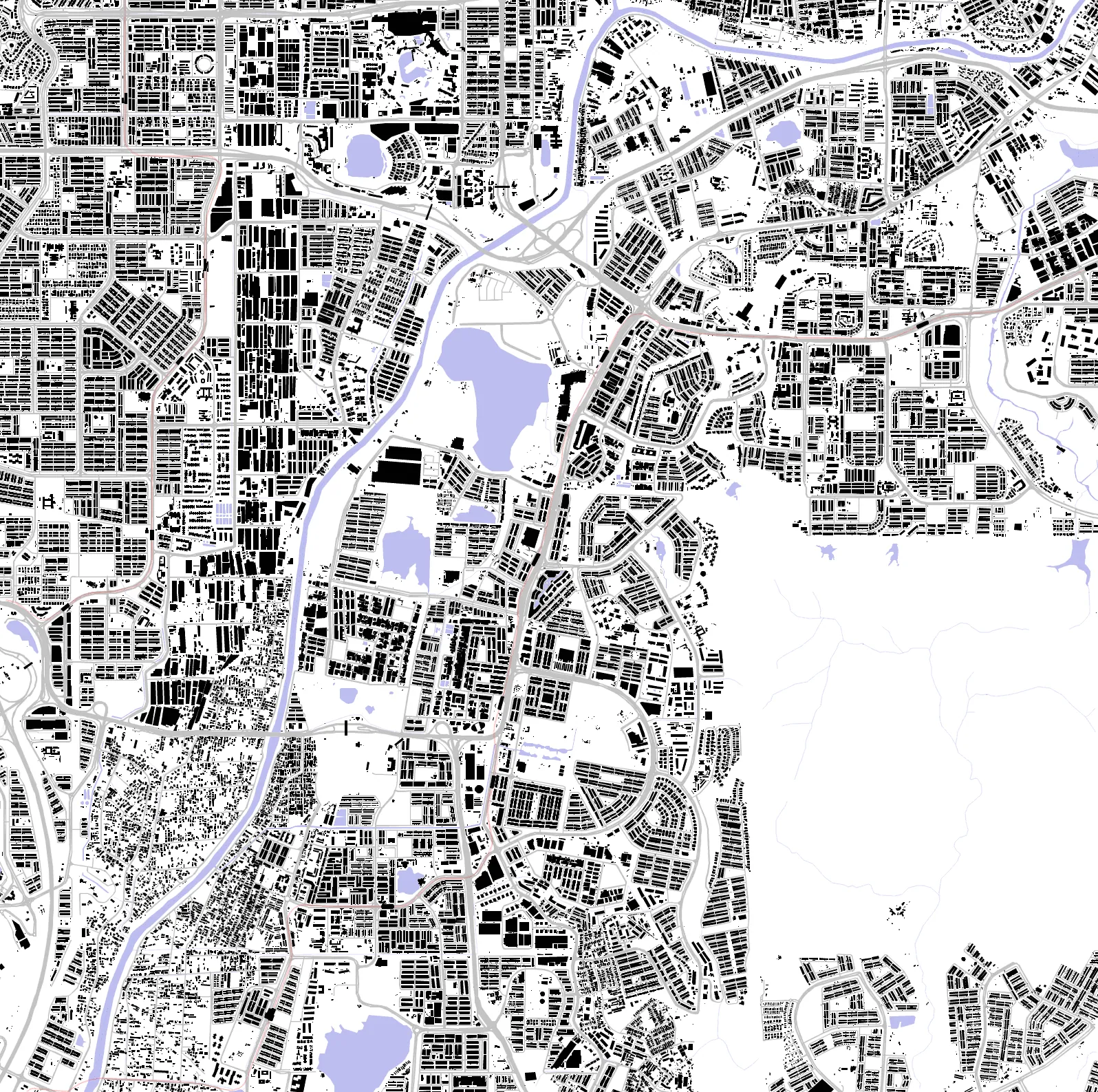 Puchong figure ground plan