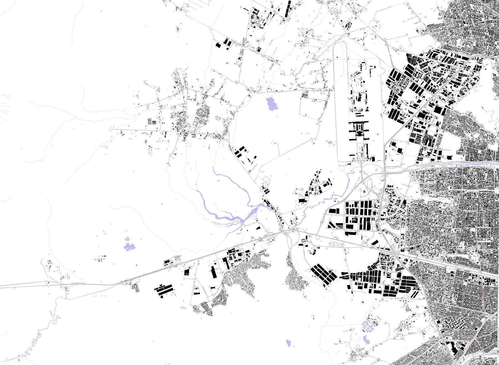 Pudahuel figure ground plan