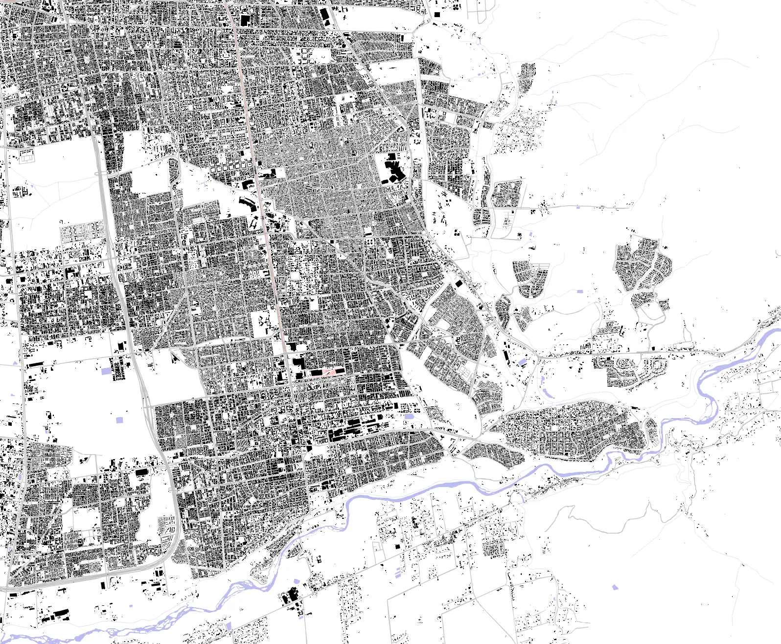 Puente Alto figure ground plan