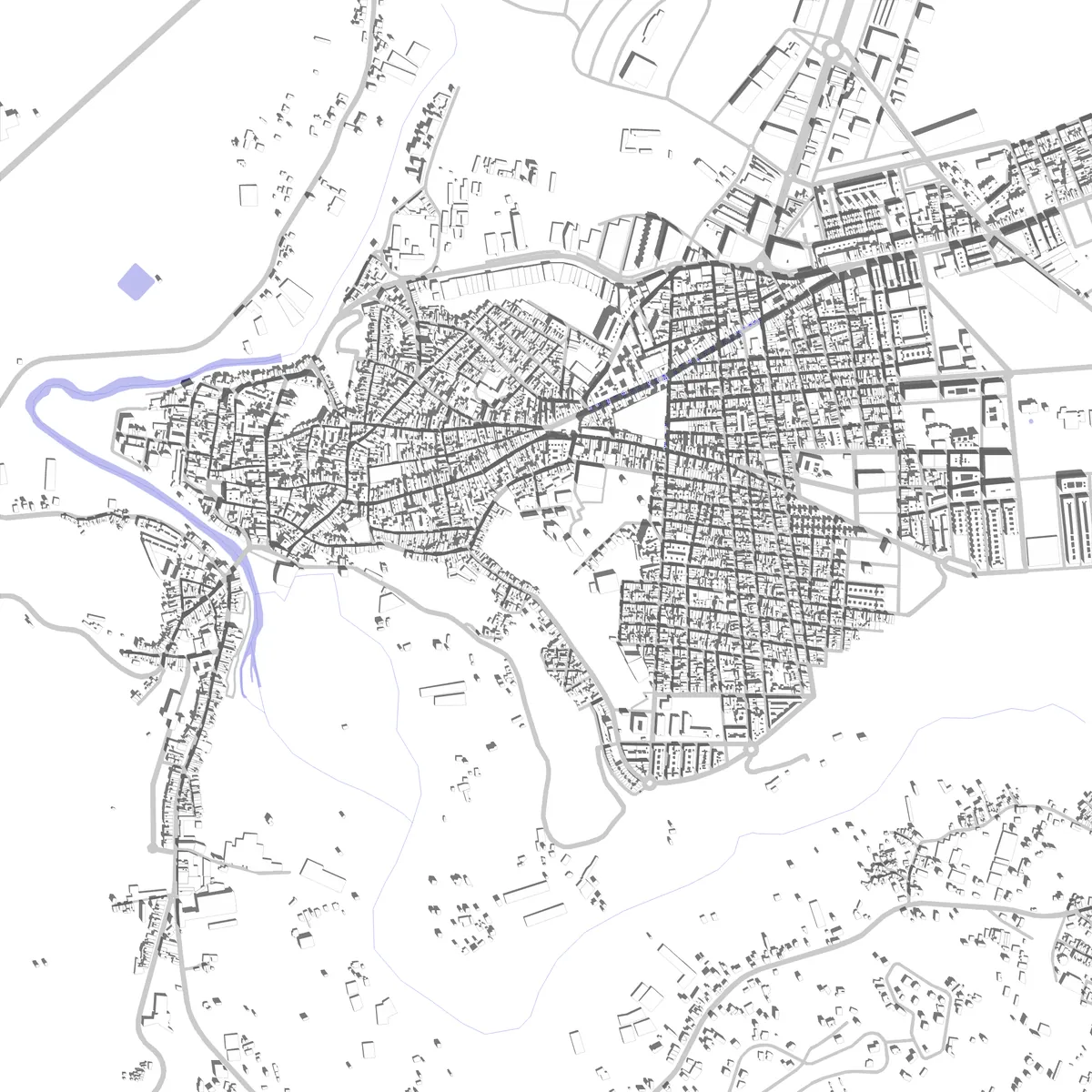 Puente Genil site plan (2.5 km)